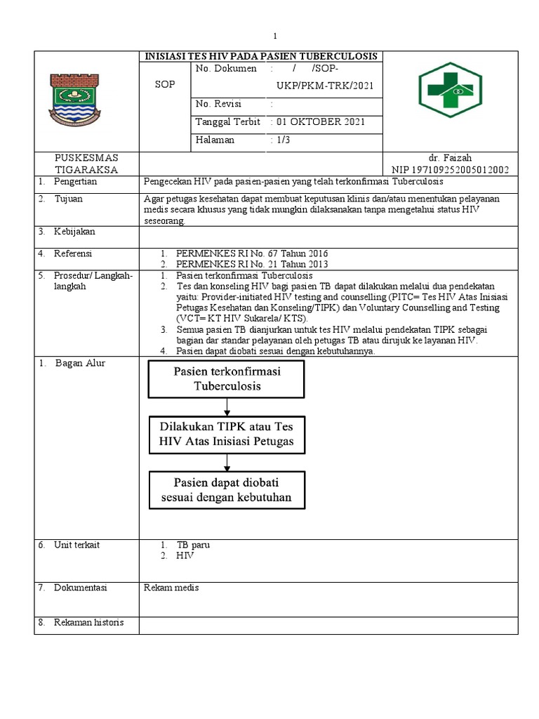 SOP Cek HIV | PDF