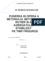 PTE - 40 Punerea in Opera A Betonului de Ciment, Rutier Si Agregat Stabiliat