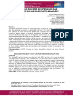 Avaliação Do Início de Operação Das Prensas de Rolos Do Projeto Minas-Rio