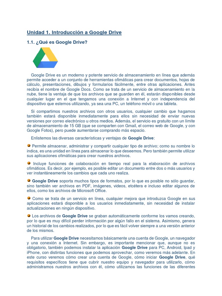 Manual Google Drive | PDF | Archivo de computadora | Informática
