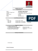 CV - Antonius Simatupang