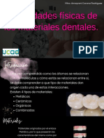 Propiedades Físicas de Los Materiales Dentales