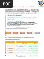 BRF + (Business Rule Framework) Output Management in S/4 HANA