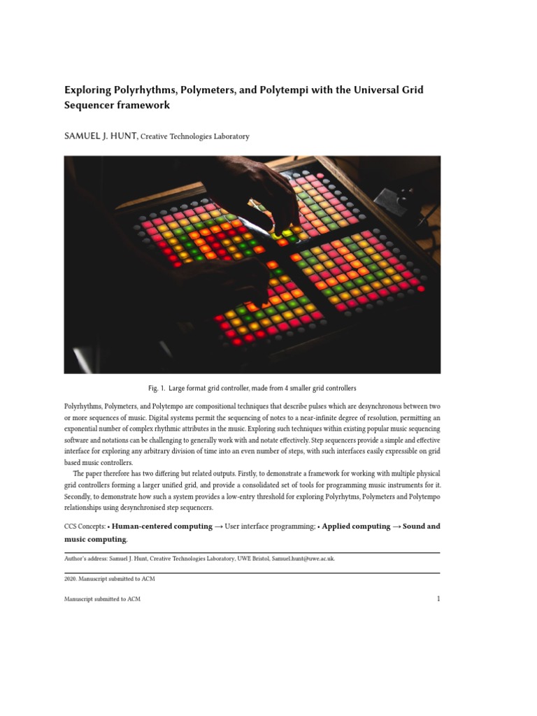 Music Sequencing for Innovators | PDF | Rhythm | Computing