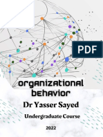 Organizational Behaviour - Lec1