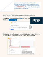 Suggested LDM Practicum Portfolio Template