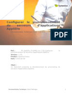 FR AppliDis TN 0492 Rev.1.06 Configurer Le Provisionnement de Serveurs D'applications AppliDis