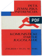 Peta Zemaljska Konferencija Komunističke Partije Jugoslavije-2