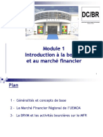 Module 1 - Introduction À La Bourse Et Au MFR