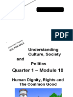 UnderstingCulture12 Q1 Mod10 Human Dignity Rights and The Common Good v3