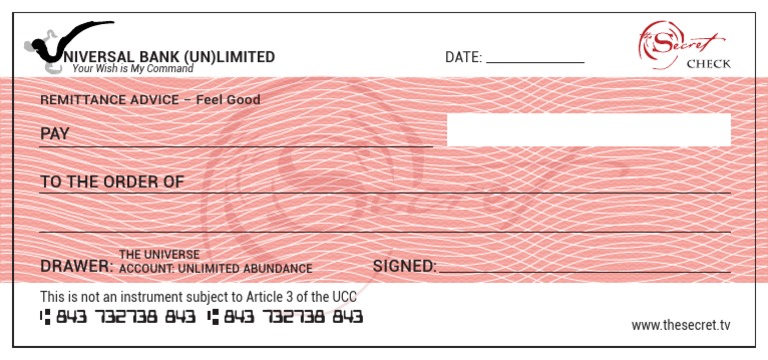 The Secret Check PDF