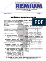 Tema 01 de Fisica - Analisis Dimensional-Vectorial