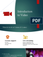 Introduction To Video