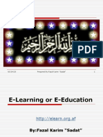 4th E-Learning or E-Education