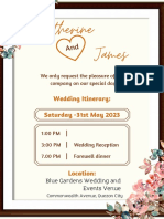 Events Wedding Program