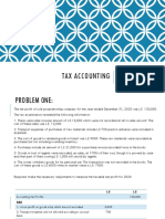 Tutorial 9 Tax Accounting