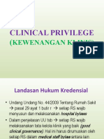 3.1. Clinical Privilege 9 Mei 2023