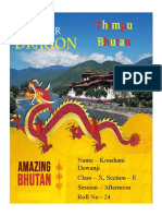 Travel Brochure - Thimpu