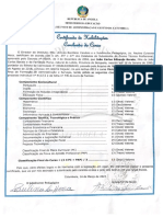 Certificado Médio - João Carlos