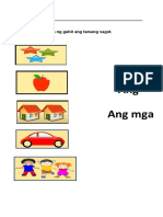Ang at Ang Mga Activity Sheets