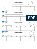 Dictado de Matemática Formato