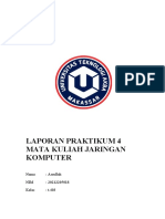 Laporan Praktikum Jaringan Komputer