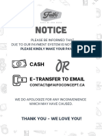 Payment Notice