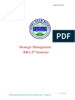 Strategic Management Bba 6 Semester