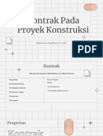 Kontrak Pada Proyek Konstruksi: Rizki Astri Apriliani, ST., MT