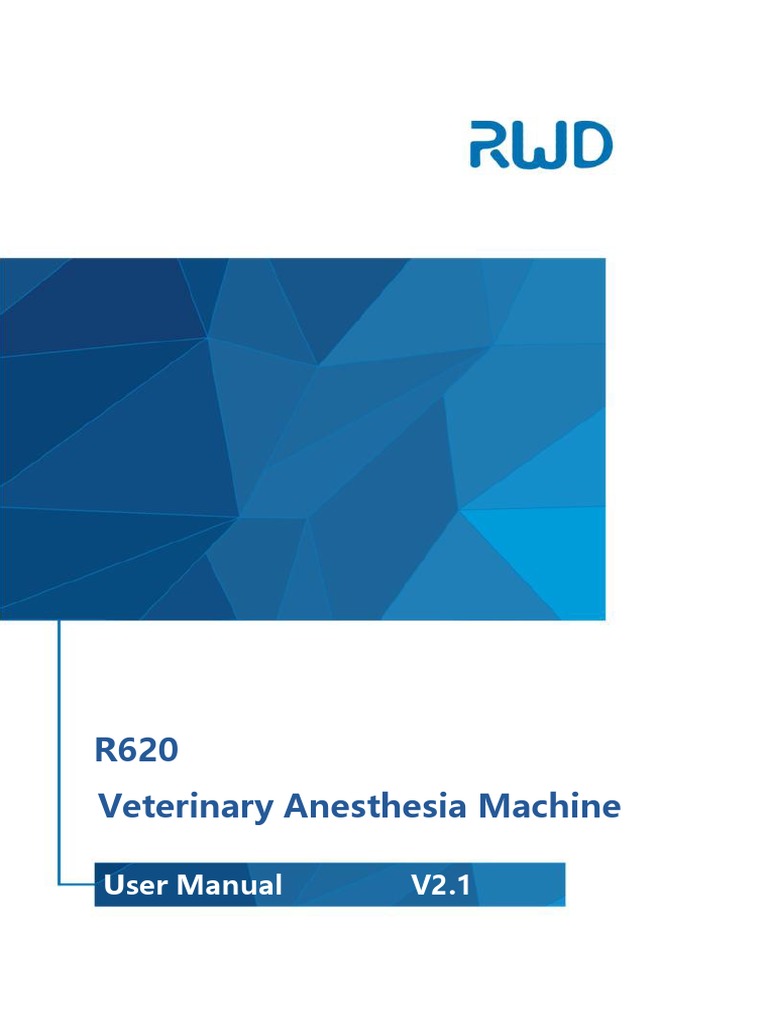 R620 Veterinary Anesthesia Machine Manual | PDF | Anesthesia | Breathing