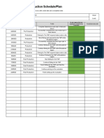 Level 3 - FMP Production Schedule Blank