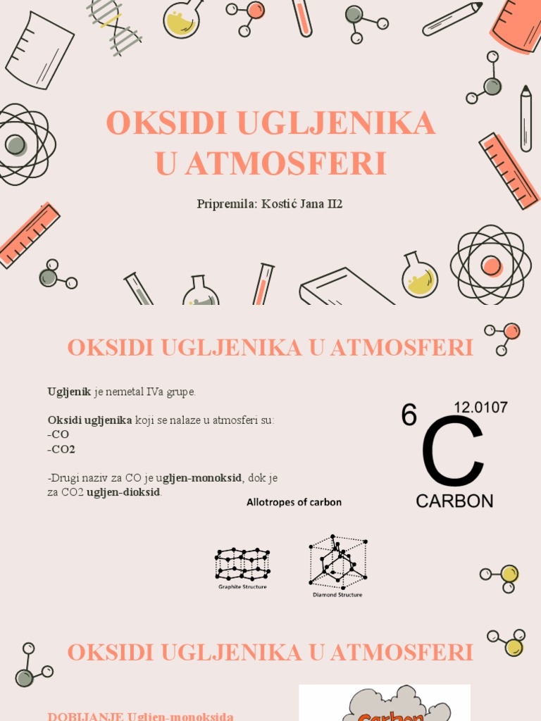 Oksidi Ugljenika | PDF