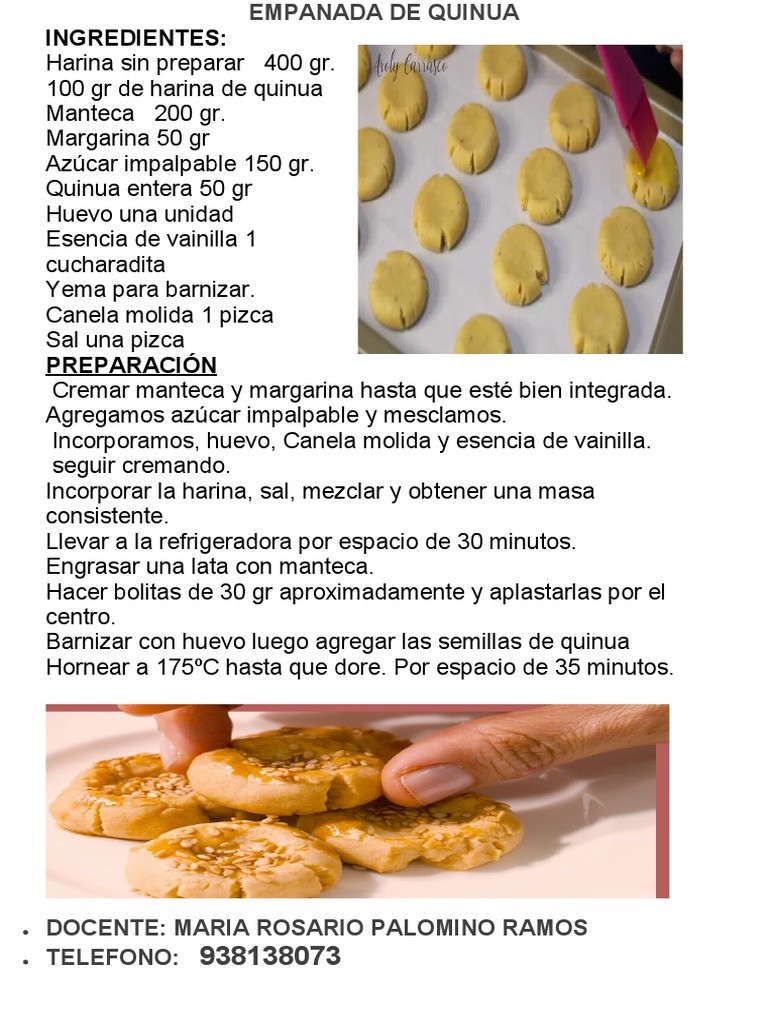 Empanada de Quinua PDF