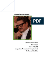 Biografía Pedro Pascal
