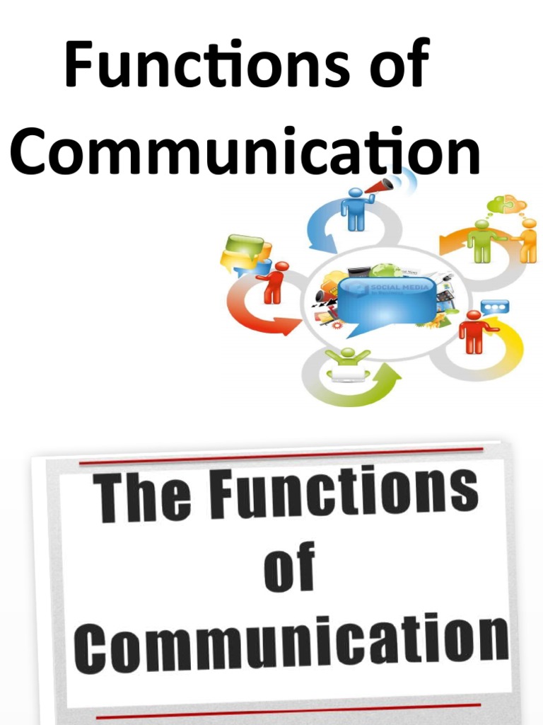 Functions of Communication | PDF