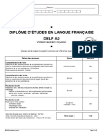 DELF A2 Scolaire Et Junior Sujet 3