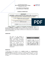 Patterns of Written Text