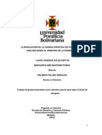 La Regulación de La Cadena Perpetua