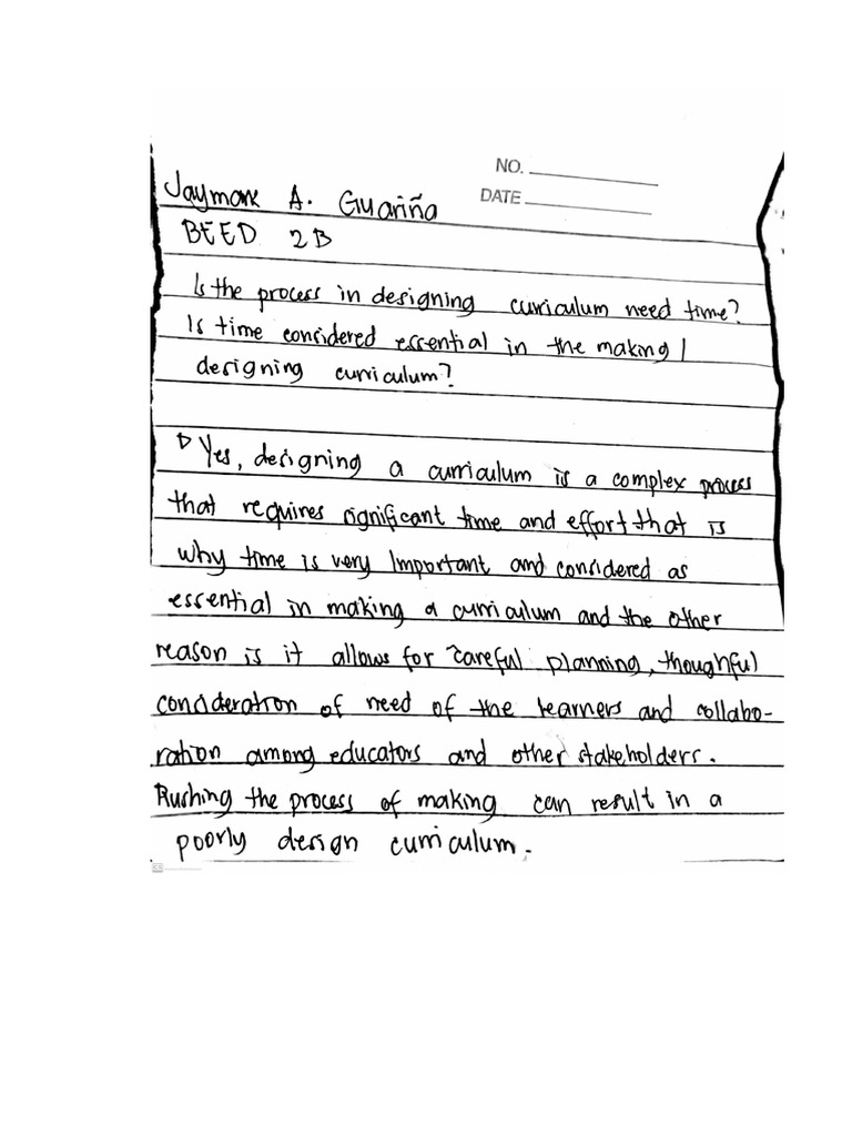 Making Your Own Curriculum Pdf