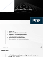 Barrier To Communcation PPT by 22102049