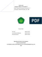 Makalah Investasi Asing Langsung (Kelompok 5)