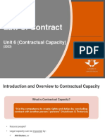 Unit 6 - Contractual Capacity - Student Version