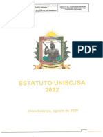 Estatuto UNISCJSantosAtahualpa Perú 2022
