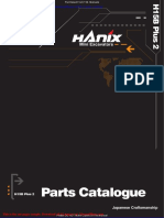 Hanix h15b 2 Parts Catalog