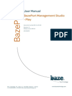 BP-01-UM-016 BazePort Management Studio - Play 1.0