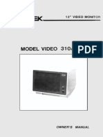 Amdek 310 12in Video Monitor Owners Manual
