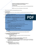 TERMINOS de REFERENCIA PARA Limpieza Publica de Oficinas