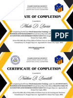 White Simple Certificate of Appreciation