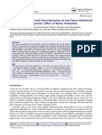 Mechanical and Thermal Characterization of Jute Fabric-Reinforced Polypropylene Composites: Effect of Maleic Anhydride