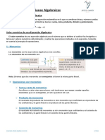 Teoría de Expres Algebraicas